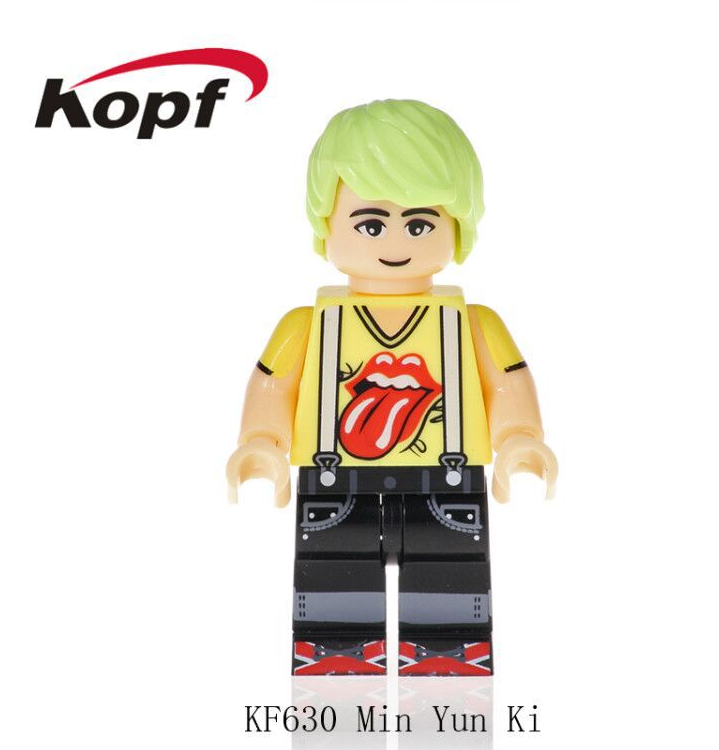 Kopf Celebrity & Singer & Painter Korean boy singing group BTS (BTS) Minifigures
