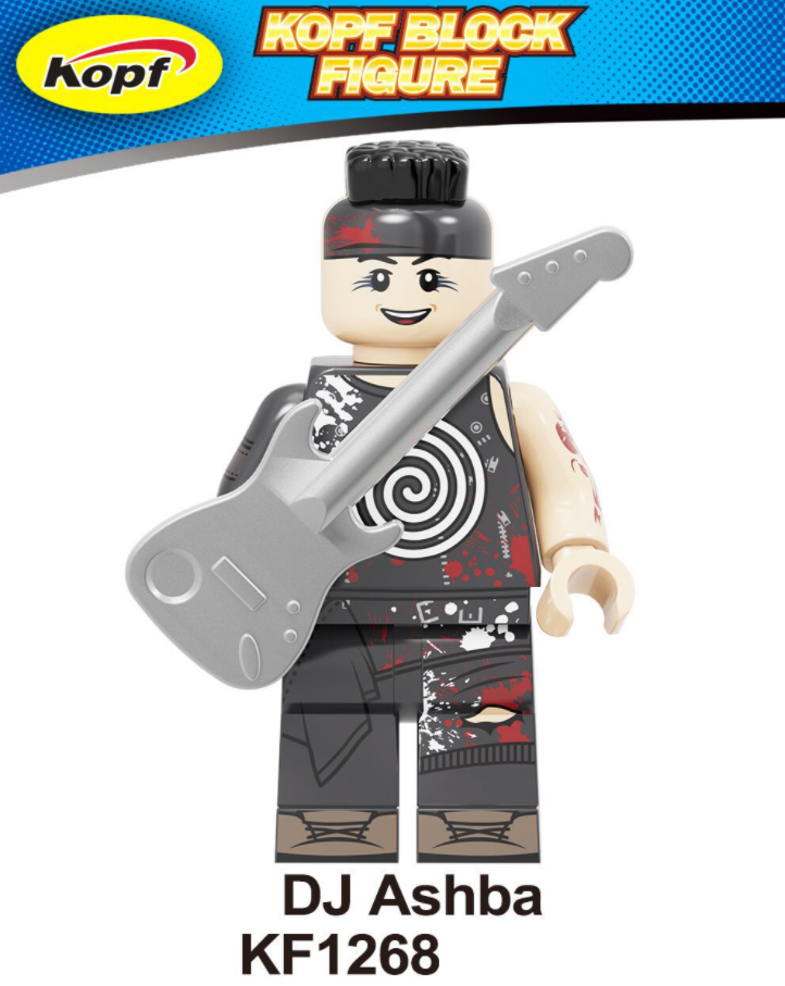 Kopf Celebrity & Singer & Painter Well-known Music Rock Guns And Roses Minifigures