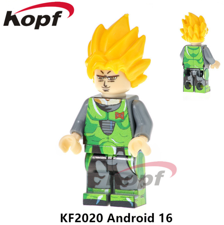 Kopf Dragon Ball Android16 cyborg Minifigures