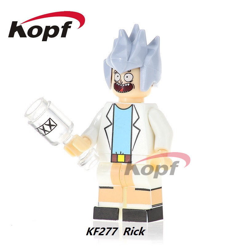 Kopf Third Party Series - KF277 Character RICK minifigures