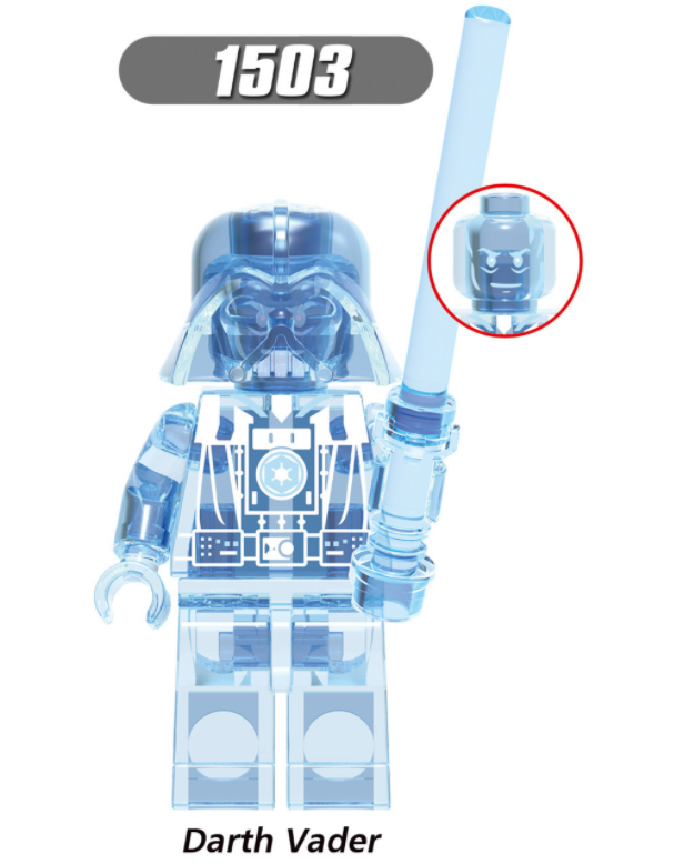 XINH Star Wars Stormtrooper Darth Raven Holographic R2-D2 Minifigures