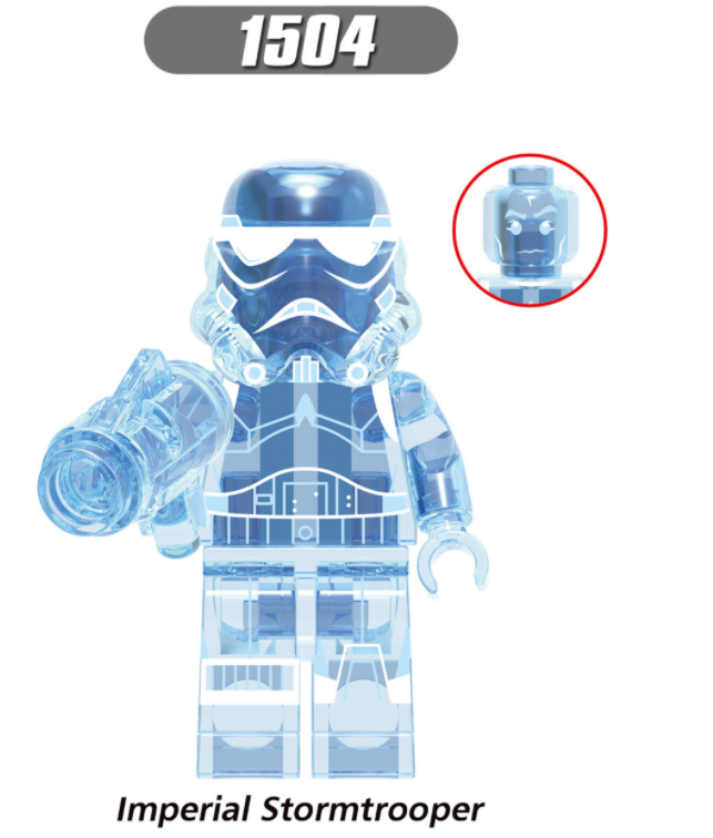 XINH Star Wars Stormtrooper Darth Raven Holographic R2-D2 Minifigures