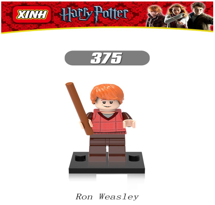 XINH Harry Potter Hermione Ron Ginny Luna Minifigures