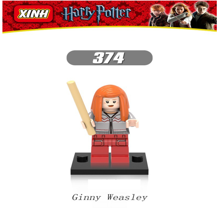 XINH Harry Potter Hermione Ron Ginny Luna Minifigures