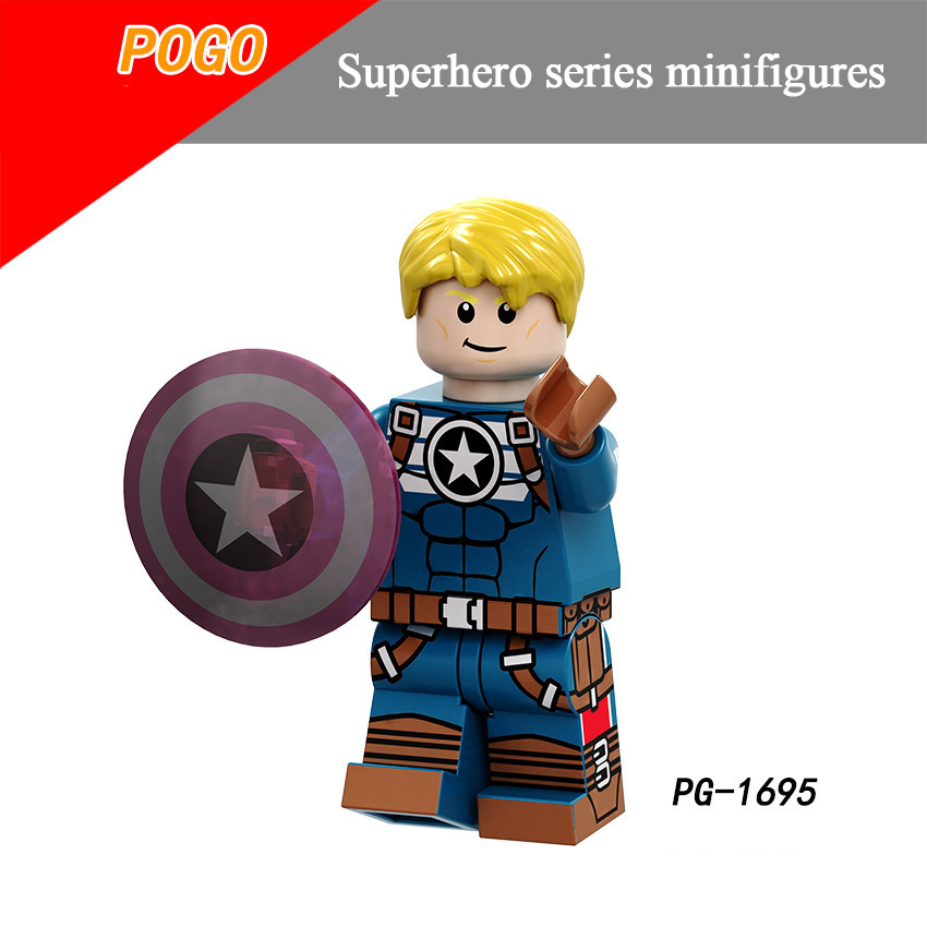Pogo Superhero Series - PG8193 Camora Captain America Beast Mystery Minifigures