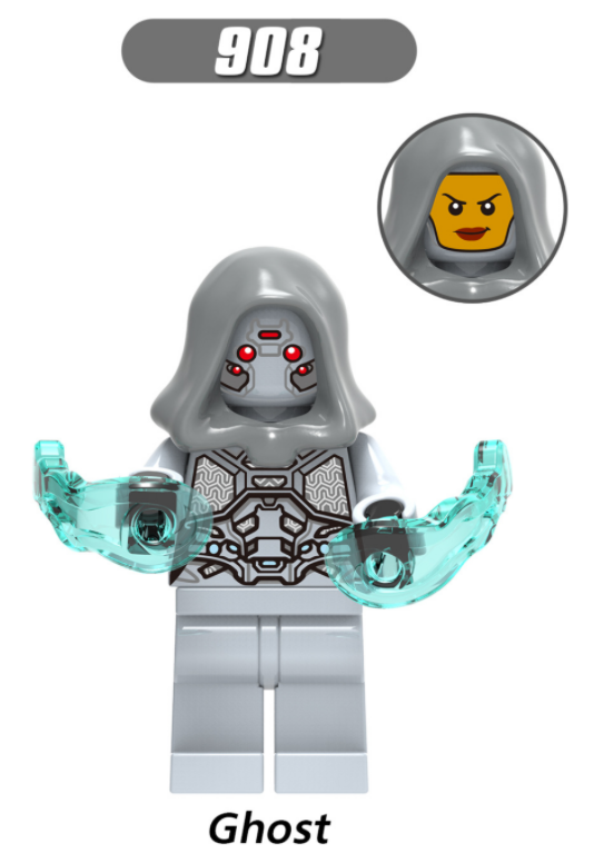 XINH Super Hero Figures X0197 Baron Zulizemo Ant-Man Wasp Lady Ghost Minifigures