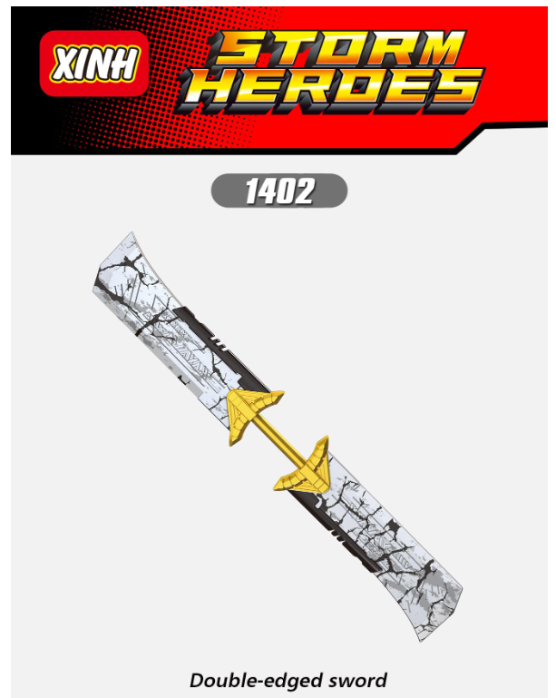 XINH Super Hero Figures X1400-1404 Avengers IV double-edged sword Minifigures