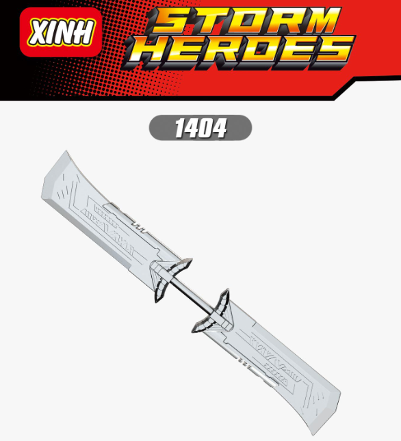 XINH Super Hero Figures X1400-1404 Avengers IV double-edged sword Minifigures