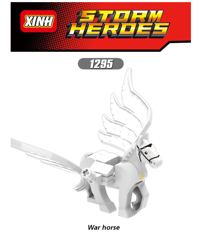 XINH Super Hero Figures X1295 Valkyrie Horse Minifigures