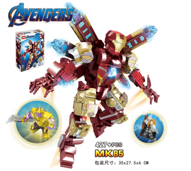 XINH Super Hero Figures X9009 Iron Man Pepper Mecha Minifigures