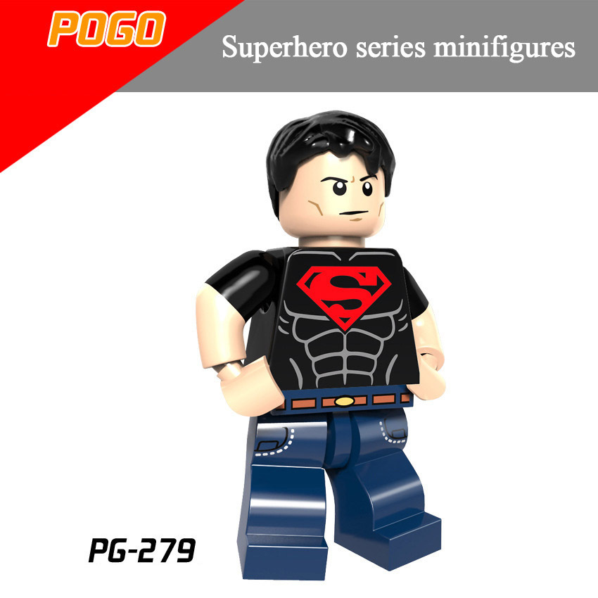 Pogo Superhero Series - PG8079 Steel Lux Wolverine Deadpool Electric Lock Minifigures