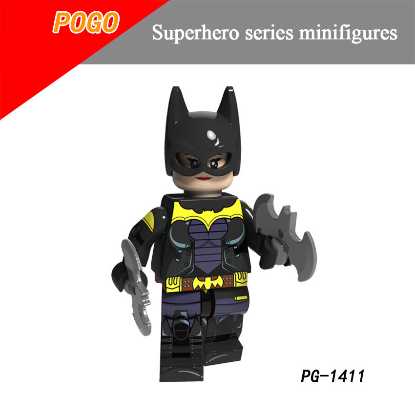 Pogo Superhero Series - PG8158 Deadpool Wonder Woman Superman Catwoman Minifigures