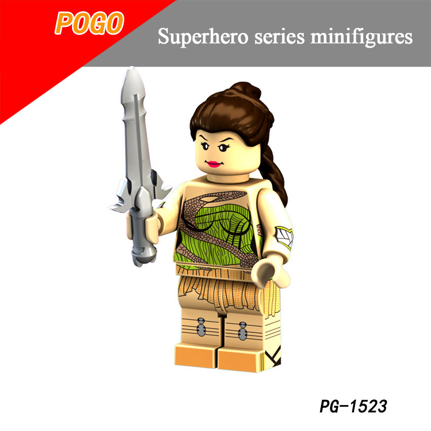 Pogo Superhero Series - PG8123 Superwoman hunter spiderman Minifigures