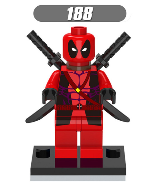 XINH Super Hero Figures X0101 Deadpool 8 Villains To Choose From Minifigures