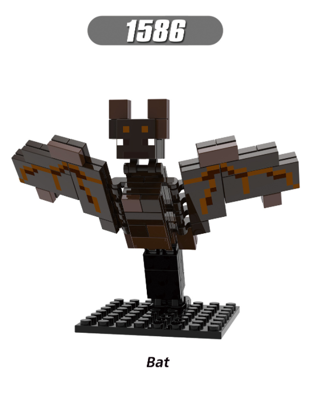 XINH Super Hero Figures X1586 Bat Puzzle Blocks Minifigures