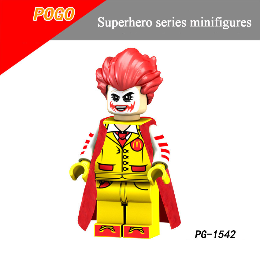 Pogo Superhero Series - PG8126 Spider-Man Clown Hawkeye Mactan Minifigures