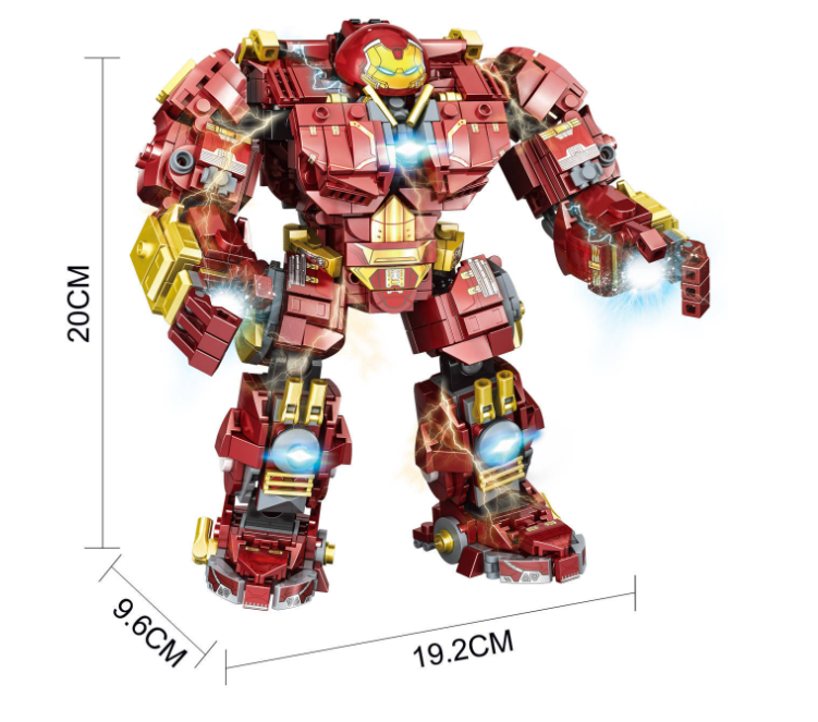 XINH Super Hero Figures Super Young Anti-Hulk Armored Iron Man Minifigures