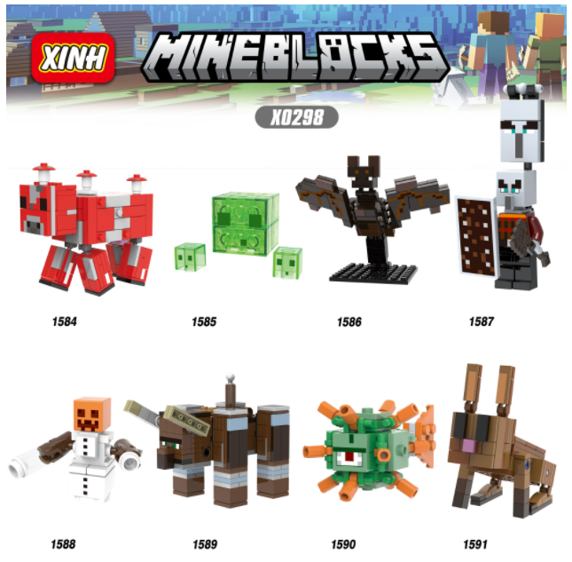 XINH Super Hero Figures X0298 Assembly Blocks Minifigures