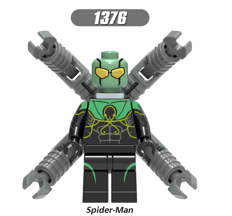 XINH Super Hero Figures X0271 Loki Mr. Fantastic Spider Man Minifigures