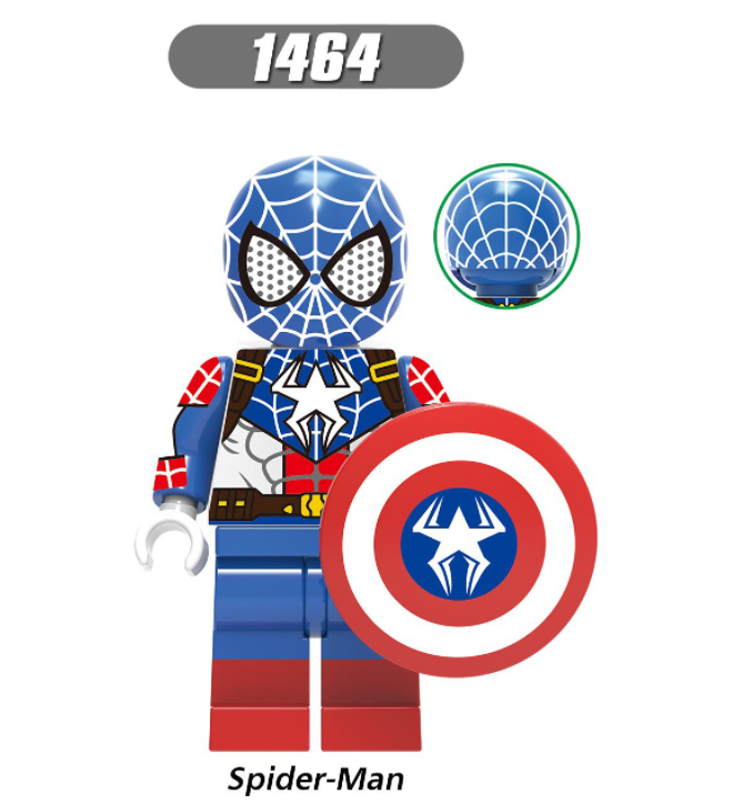 XINH Super Hero Figures X0282 Super English Spider Silk Tribe Minifigures