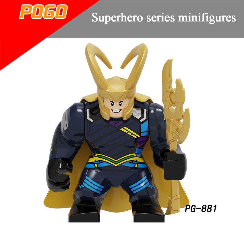 Pogo Superhero Series - PG8263 Assemble The Granular Building Blocks Minifigures