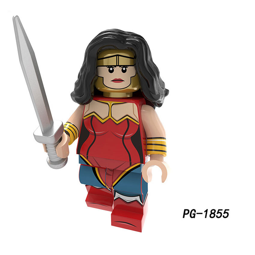 Pogo Superhero Series - PG8210 Batwoman Electro-optical Venom Wonder Woman Minifigures