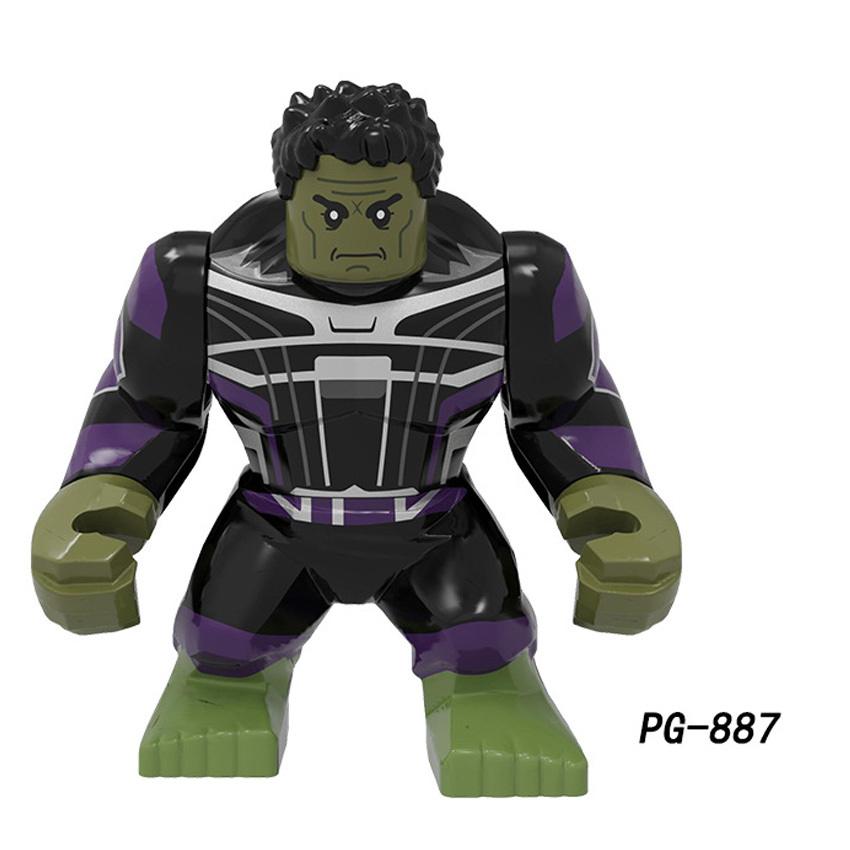 Pogo Superhero Series - PG8264 Iron Man Hulk Star Lord Deadpool Black Panther Minifigures
