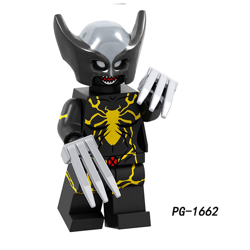 Pogo Superhero Series - PG8190 Venom Domino Female Vajra Lang Anti-venom Agent Minifigures