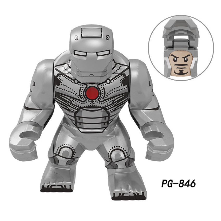 Pogo Superhero Series - PG8261 Iron Man Captain America Hulk Minifigures