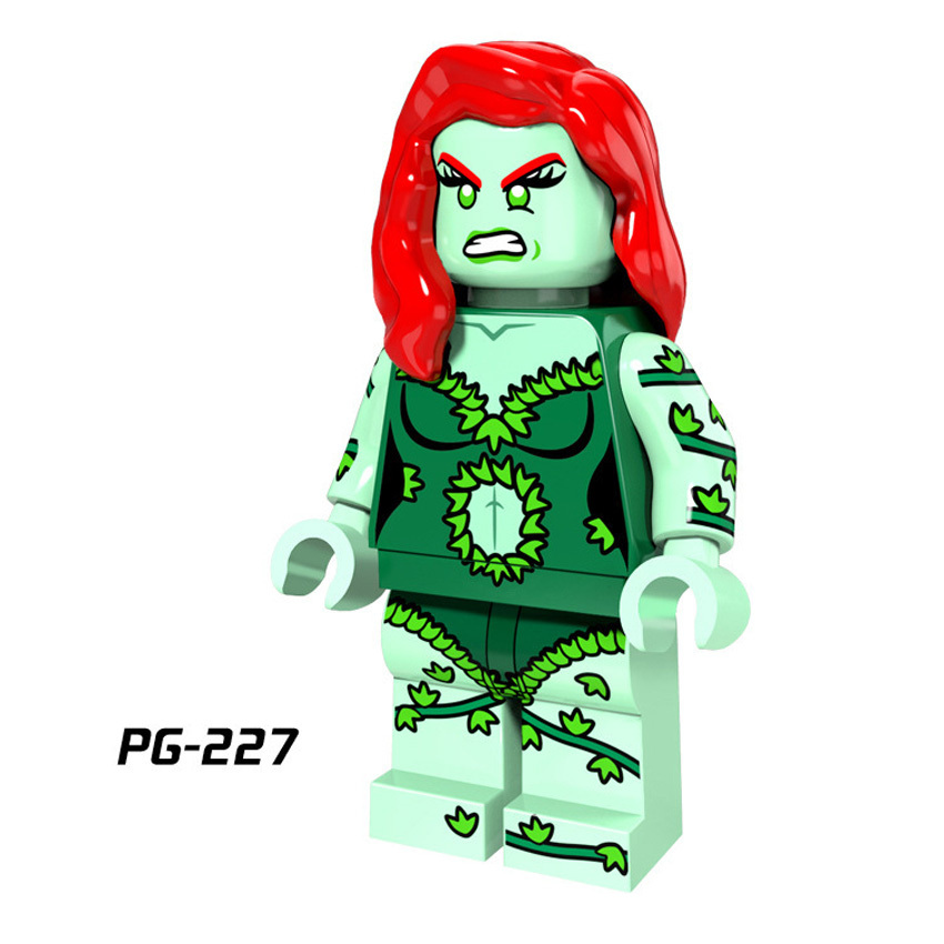 Pogo Superhero Series - PG8060 Poison Ivy Girl Red Iron Fist Puzzle Children Minifigures