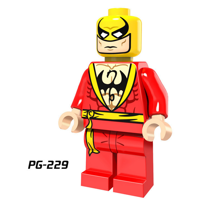 Pogo Superhero Series - PG8060 Poison Ivy Girl Red Iron Fist Puzzle Children Minifigures