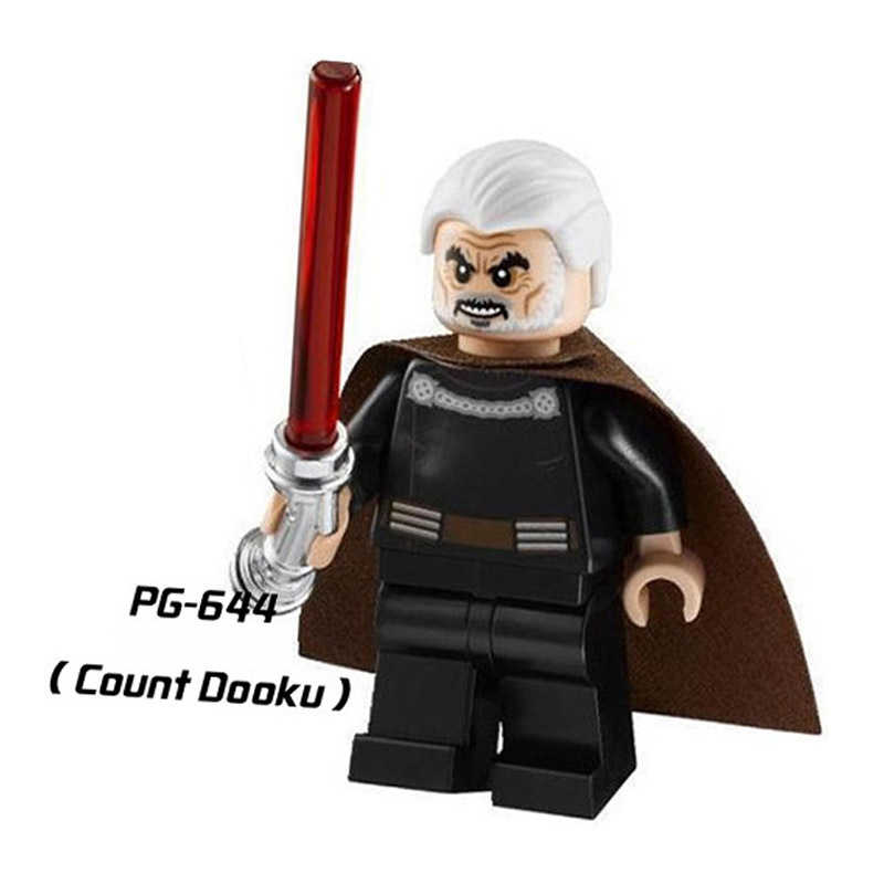 Pogo Star Wars Series - PG643 PG644 Count Dooku Minifigures