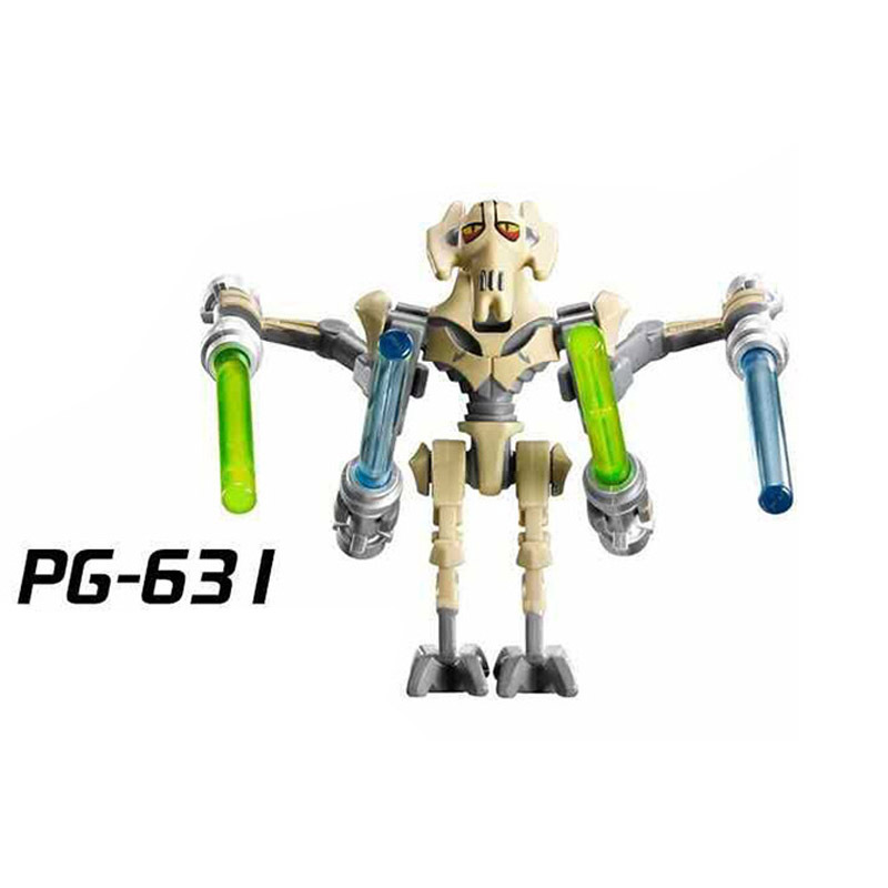 Pogo Star Wars Series - PG630 PG631 General Grievous Minifigures