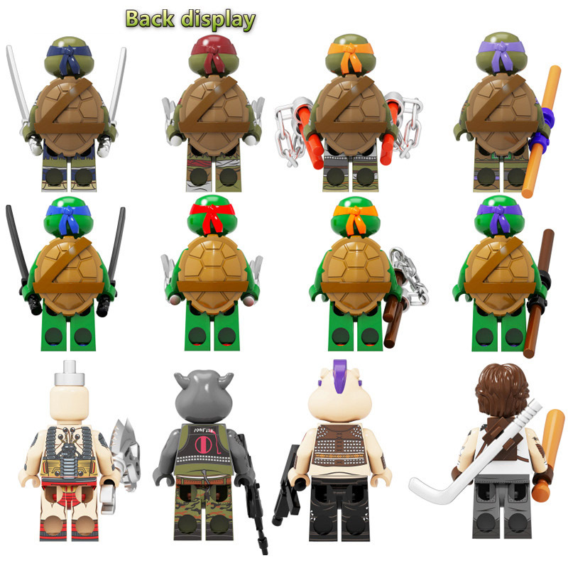 Kopf Teenage Mutant Ninja Series - Turtles DaVinci Casey Boar Rhino Minifigure