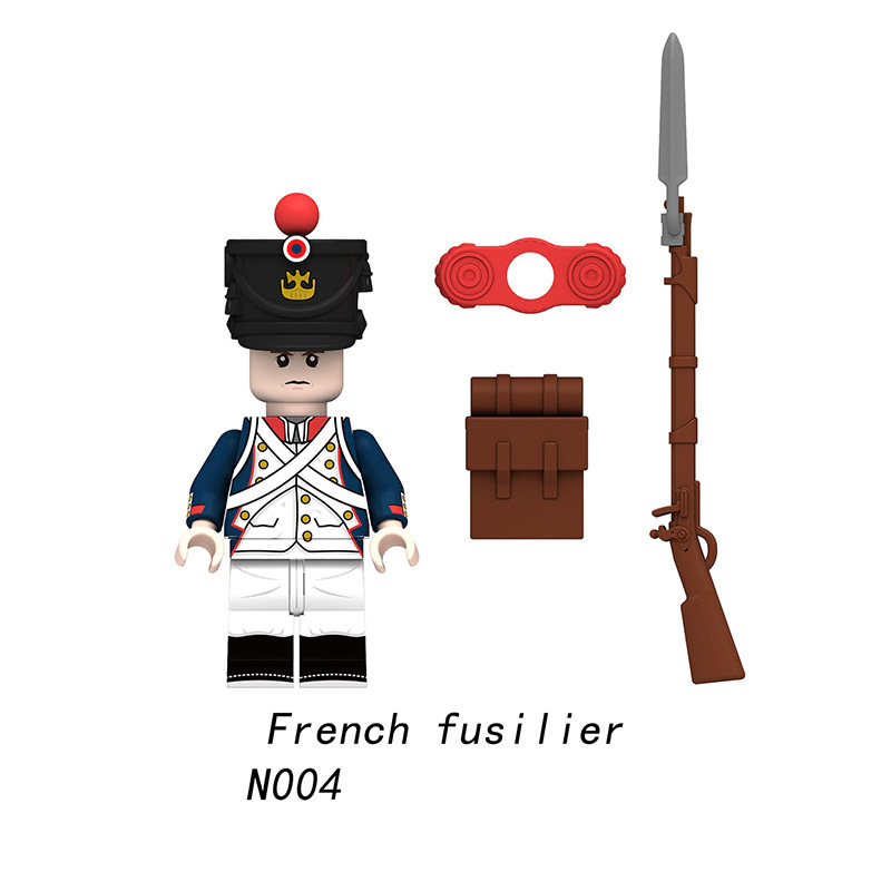 Third Party Series - National Army British French Fusilier Grenadier Of The Old Guard Minifigures