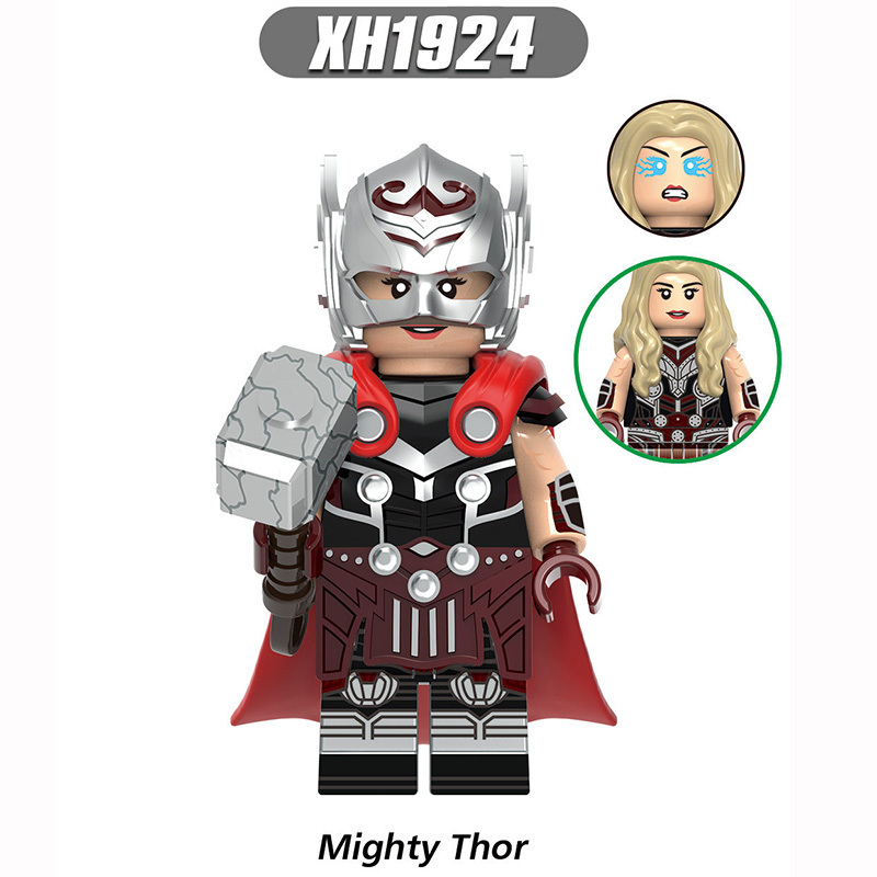 XINH Super Hero Figures X0339 - Thor Gorr Star-Lord Korg valkyrie Minifigures