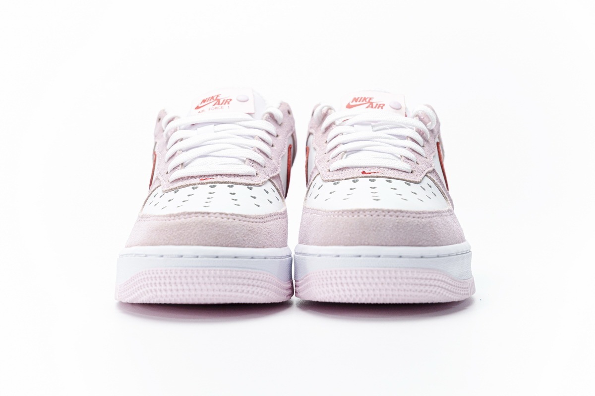Nike Air Force 1 âLove Letterâ Tulip Pink/White/University Red For Sale â Sneaker Hello