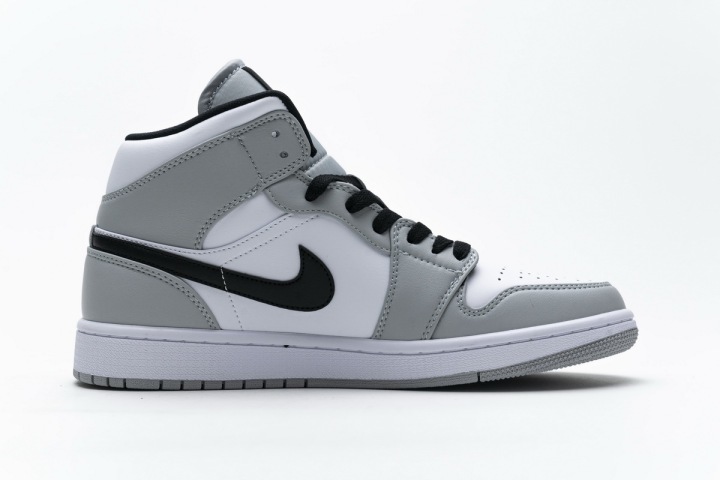 PKstockx Air Jordan 1 Mid Light Smoke Grey 554724-092 - Pk Stockx