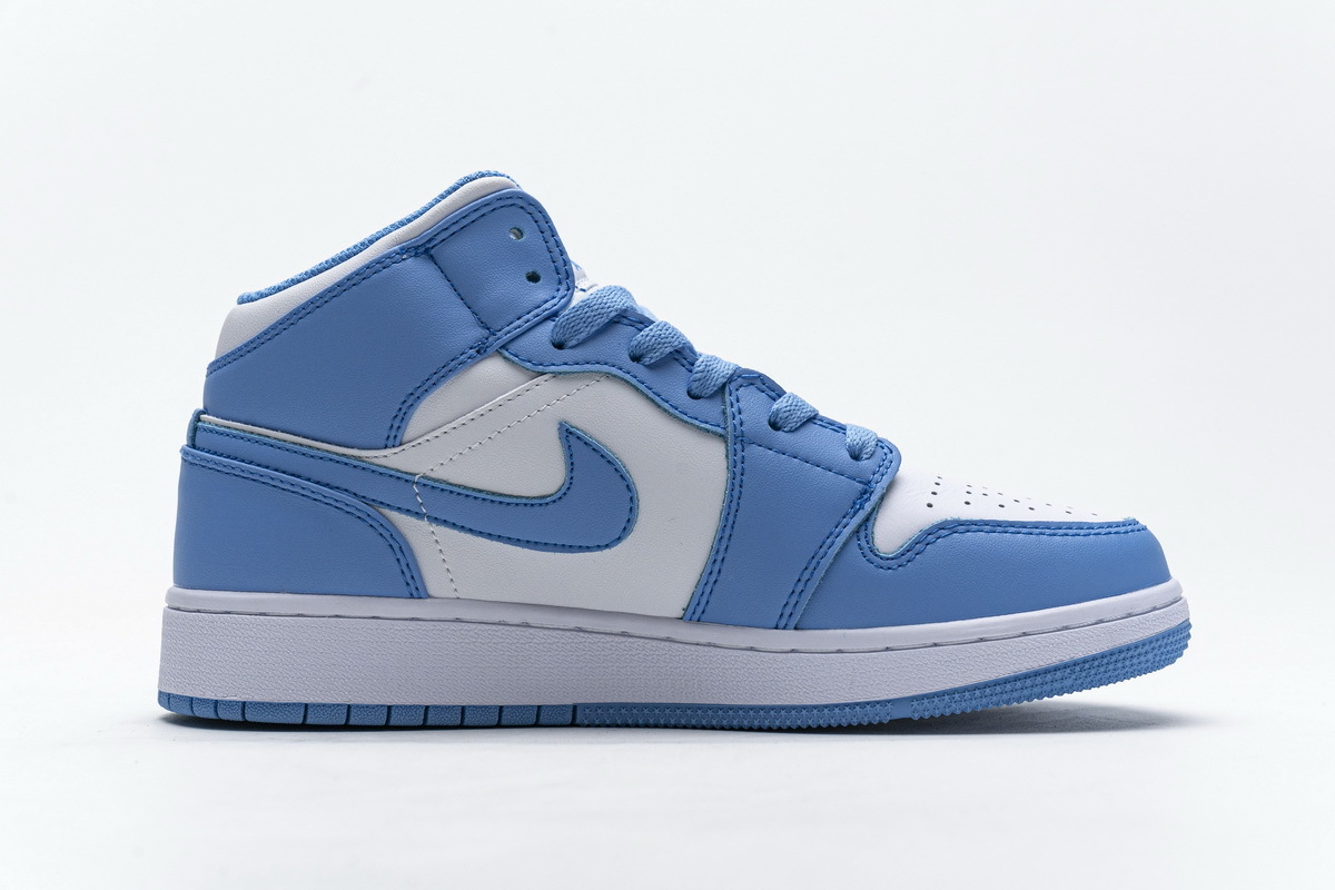 jordan 1 mid unc stockx