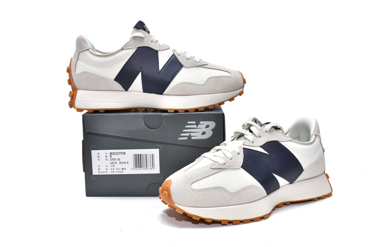 New Balance 327 Grey Navy WS327KB