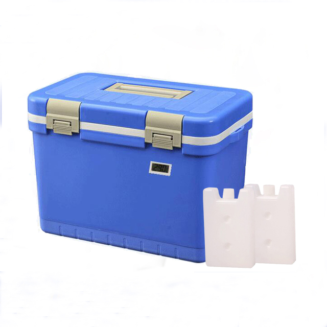 Reusable hard ice box PCM ice packs