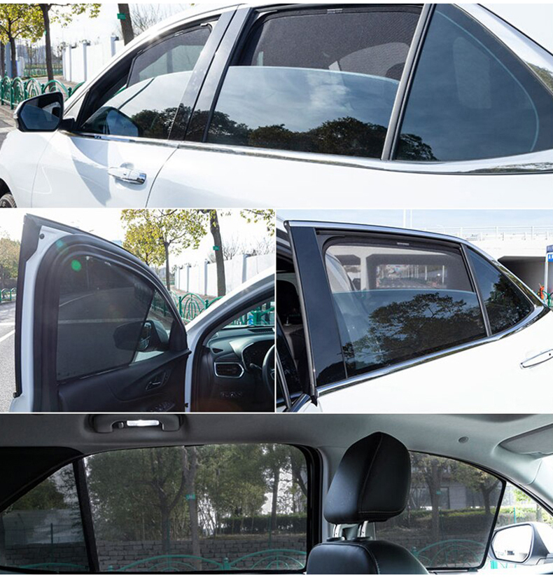 Custom-fit Magnetic Sunshade Curtain for Tesla Model 3/S/X Series 100%Fit Factory Customized Professional Mold Copy 