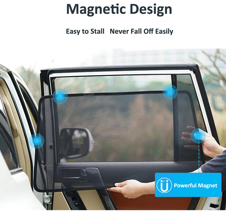 Car Sunshade Magnetic Curtain For BMW 1/2/3/5 Series Sunshade For Kids Car Window Shade Sun Visor Blinds 