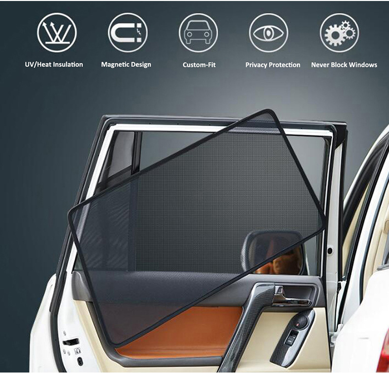 Factory Car Sun Shade For Honda Accord Magnetic Car Sunshade Curtain Car Sun Visors For Kids 