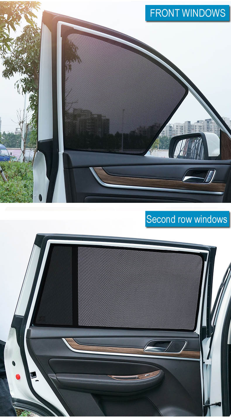 Factory Magnetic Car Sunshade Car Side Window Shade Luxury Car Curtains for Honda Fit 
