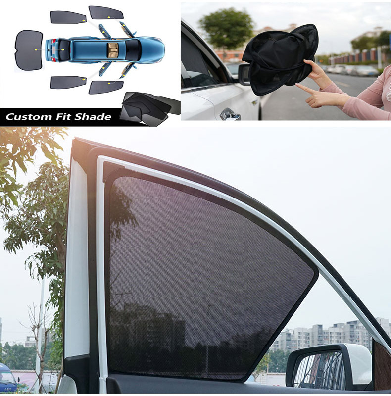 Factory Mesh Car Sunshade Luxury Car Side Window Blind Car Curtain Customized for HIACE 
