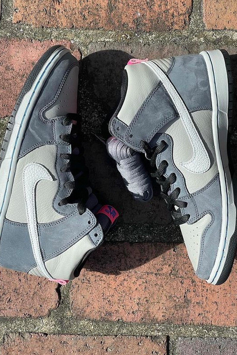 Cool Sneakers SB Dunk High latest color Medium Gray