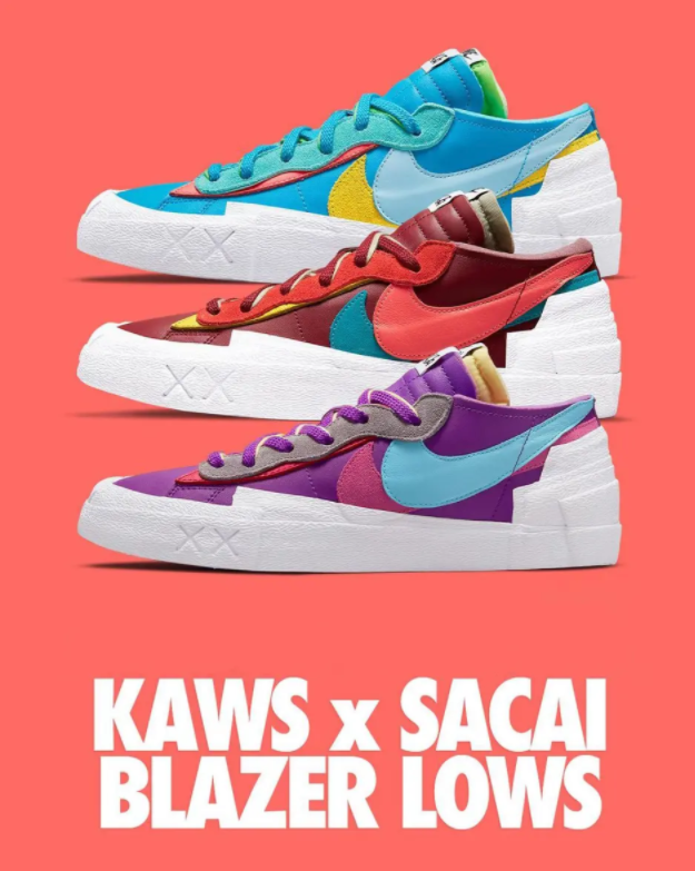 Cool sneakers for men-The kaws x sacai x Nike tripartite joint name is coming soon!