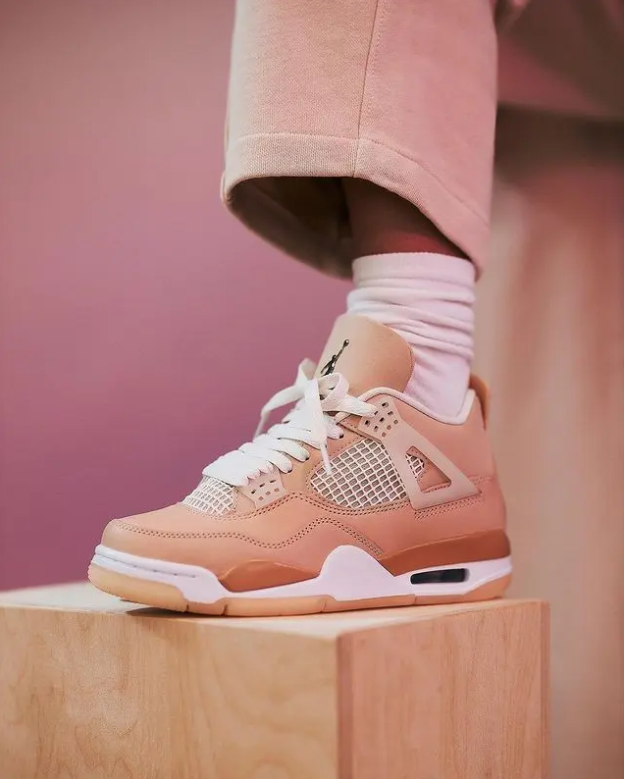 Cool sneakers for women-Little OW is here, Air Jordan 4 "Shimmer