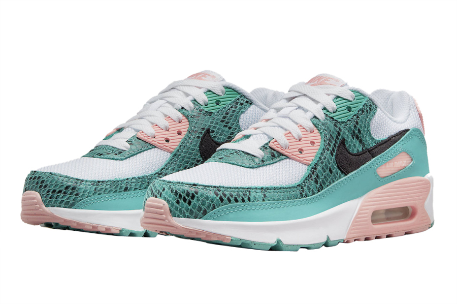 Cool shoes Air Max 90 GS Green Snakeskin